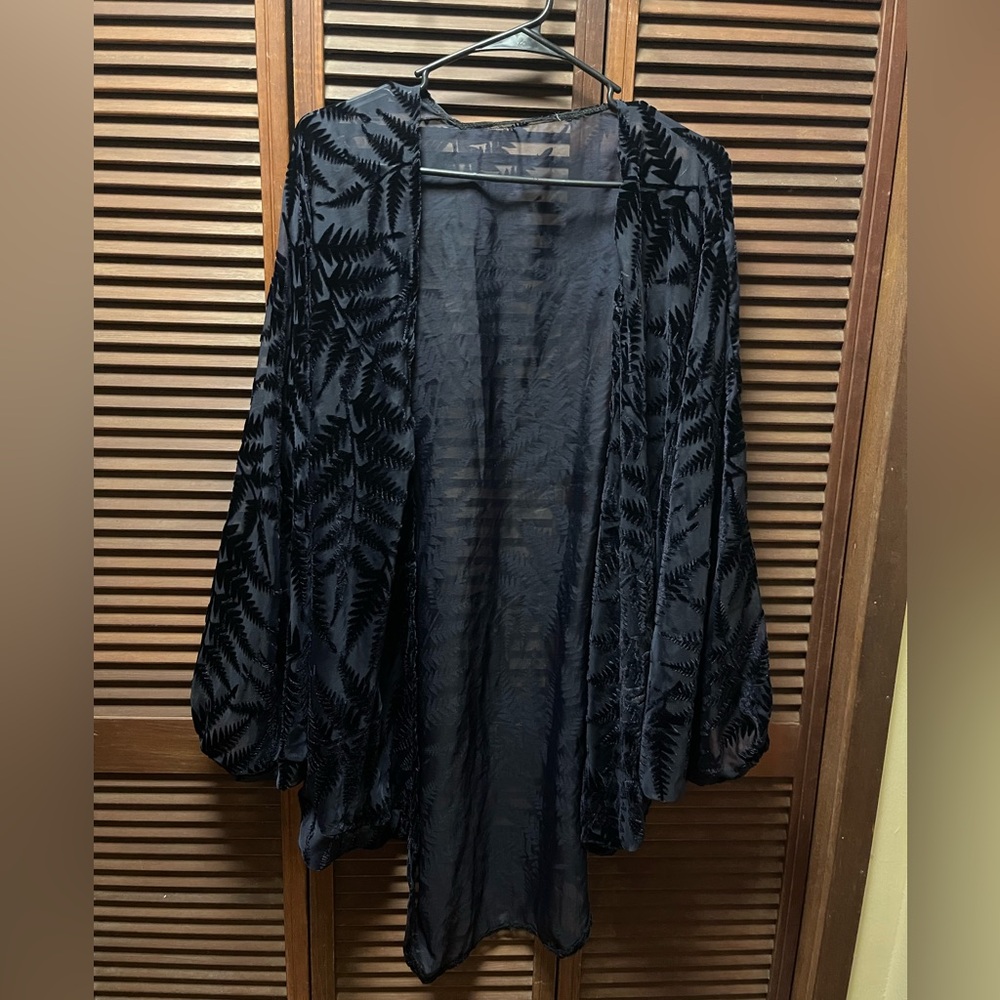 Anthropologie Velvet Cocoon Kimono One Size - Picture 8 of 8